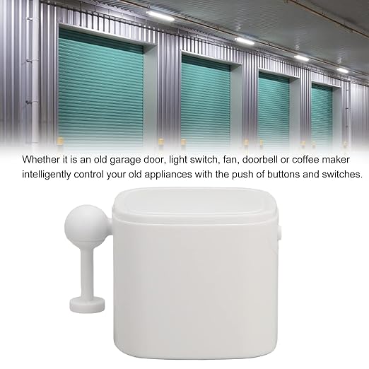 GOWENIC Smart Switch Pusher, App Bluetooth Smart Switch Push Home Finger Robot Switch Compatible with Lights, Fans, TVs, Doorbells, Garage Doors, etc.(White)