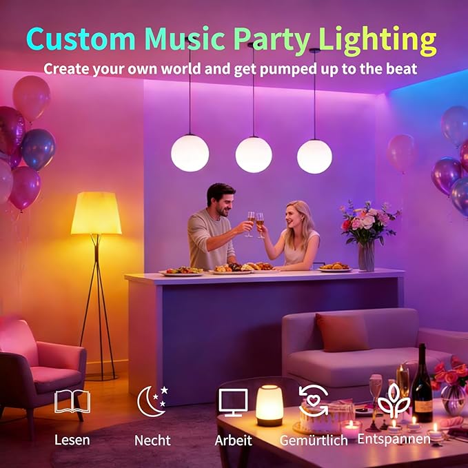 I-SHUNFA Smart G9 RGBCW LED Bulbs, App Control, AC 120V, 2700K-6500K + 16M Colors, Dimmable 1%-100%, 4W 400LM, Music Sync, Timer (3 Pack Bulbs Only)