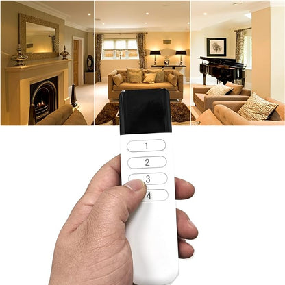 Wireless Zigbee Smart Button, 12 Scene Controller, 4-Way Remote Control Button Switch for Smart Home Devices, Compatible with Tuya, Home Assistant, Homey, Hubitat, Requires Tuya Zigbee Hub
