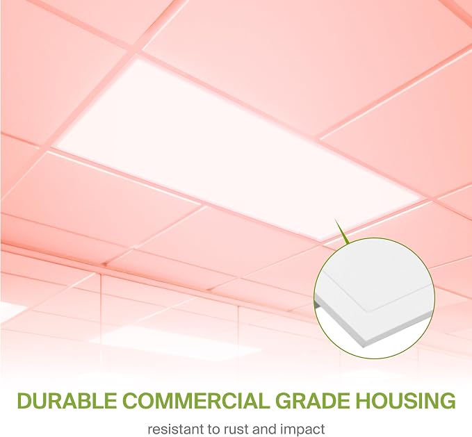 ASD 2 Pack 2x4 Smart RGBW LED Flat Panel Light - 40W UL | 4961LM 3500K 4000K 5000K Selectable Dimmable 2x4 LED Drop Ceiling Light Fixture | RGB Lights WiFi App Controlled Alexa & Google Assistant
