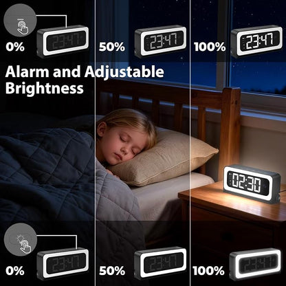 Clock Camera 2K,5G&2.4G WiFi Indoor Security Camera,Cameras for Home Security,3 in 1 Indoor Camera with Alarm,Full Color Night Vision,Local Storage