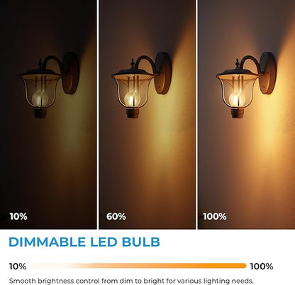 GvvooHome E26 G16.5 Edison LED Bulb, Dimmable 6W 60W Equivalent, 2700K Warm White, Round Globe Bulbs for Chandeliers, Ceiling Fan, Vanity & Pendant Lights, 90+ CRI, 600LM, 6 Pack