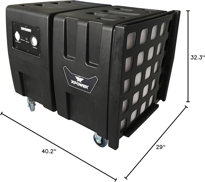 XPOWER AP-2000 Professional Portable HEPA Air Filtration System for Large Rooms