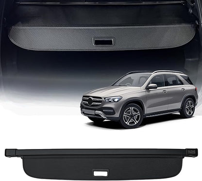 AUXKO Retractable Cargo Cover for 2026 2025 2024-2019 GLE 350 450 580 AMG 53 63S, Trunk Cover Luggage Security Cover for Benz GLE 2026 Shielding Shade Anti-Peeping Privacy Screen, Carbon Fiber