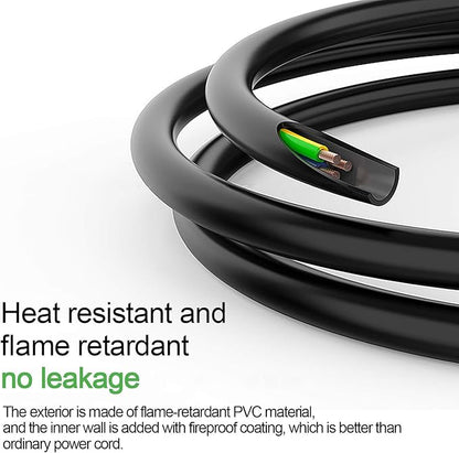 5FT AC Power Cord Compatible with EcoQuest Fresh Air Purifier Ionizer 3-Pin Plug