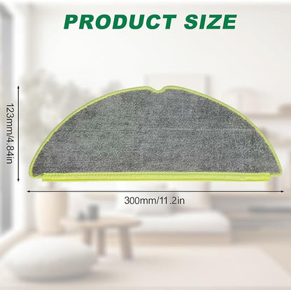 Eagles Washable Mop Pads Replacement Parts Compatible with iRobot Roomba 205 DustCompactor Combo Robot Vacuum Cleaner, 6-Pack