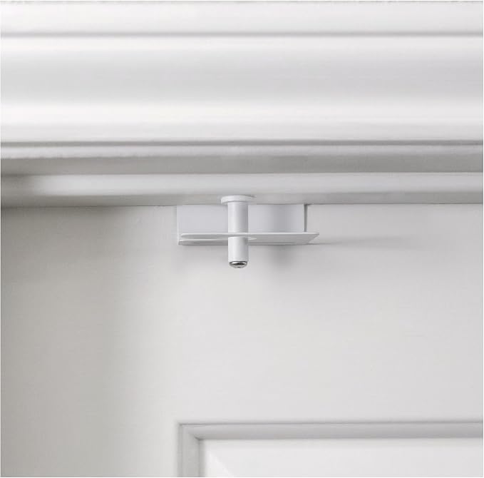 1 Pack GlideLok Child Safety Door Top Lock | for Toddler Childproofing | Opens From Both Sides | Measure Door First to Ensure Proper Fit | Drilling Into Door Frame Required | Screw Included