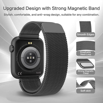 EarlySincere Smart Watch for Men 1.9" HD AMOLED AOD, DA GPT, AI Watch Face