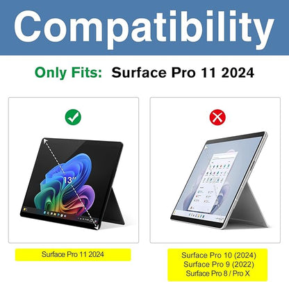 ProCase Privacy Screen Protector for Surface Pro 11 13 Inch 2024, Anti-Spy Tempered Glass Film Guard for 13" Surface Pro 11 2024 Release