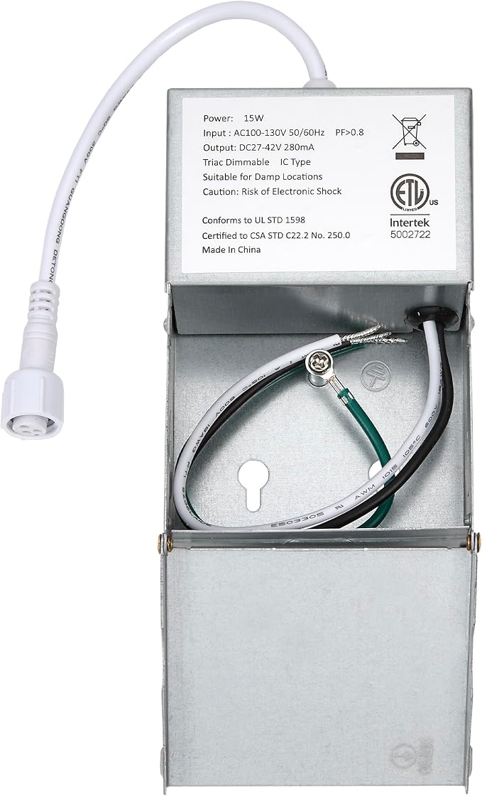 Maxxima 4 in. Ultra-Thin Recessed Anti-Glare LED Downlight, Canless IC Rated, 5 Color Temperature Selectable 2700K/3000K/3500K/4000K/5000K, Dimmable Square White/Black Trim, 90 CRI