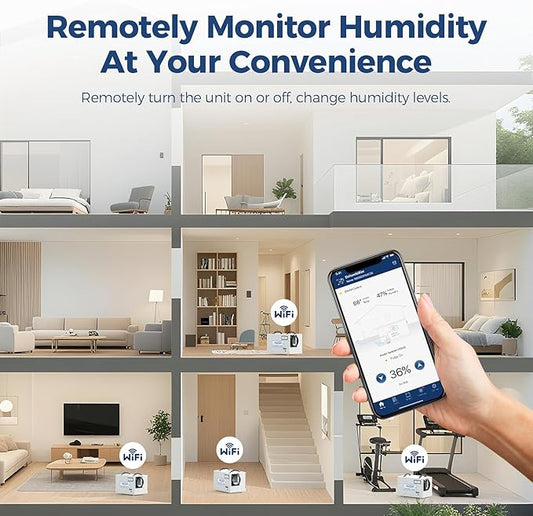 ALORAIR 120 PPD Wi-Fi Dehumidifier for Crawl Space, Basement, and Commercial Use, 2026 Energy Star APP Control, Auto-Defrost Crawlspace Dehumidifiers