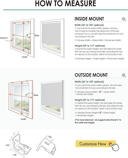 Yoolax Motorized Cellular Shades Compatible with Alexa, Light Filtering Motorized Blinds with Remote Smart Honeycomb Shades for Indoor Windows, Automatic Blinds Custom Size (Soft White)