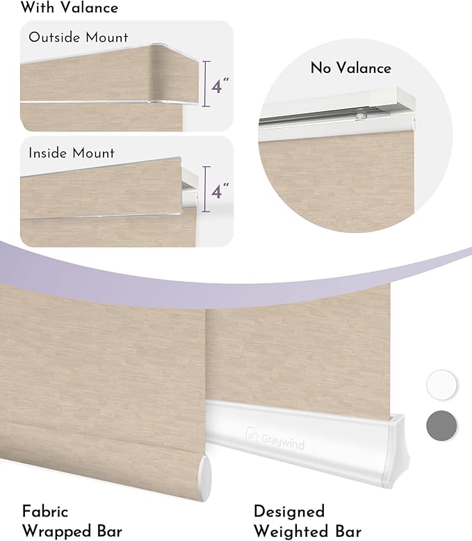 Graywind Rechargeable Smart Sliding Panels Compatible with Alexa Google Motorized Panel Track Blinds Remote Control for Patio Sliding Door Closet Door Width Up to 177" Custom Size (Jacquard Coffee)