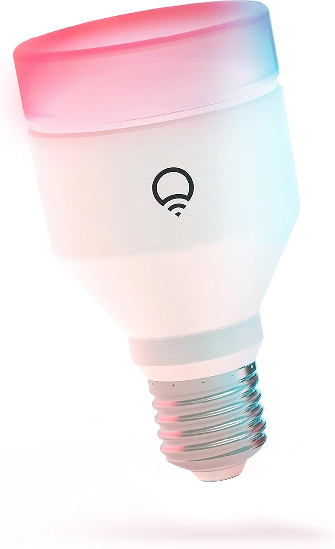 LIFX Smart Light Bulbs A19 E26 (2 Pack), Color Changing RGB + Warm White 1100 Lumens Tunable LED, 11W, Matter Compatible, Apple HomeKit, Alexa & Google Home, Dimmable