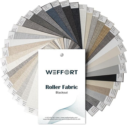 Motorized Blind,Work with Homekit Thread-Enabled, 100% Blackout Smart Shades with Remote Control, Electric Roller Shade,Multi-Color Samples