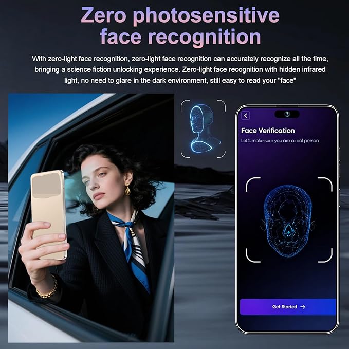 17PM Smartphone: Snapdragon 8 Gen 3, 12GB RAM + 512GB Storage, 7000mAh Battery, 6.99-inch Display, 68MP+108MP Camera, Android 15, 5G, Dual SIM - Superior OS Outperforms Competitors (Gold)