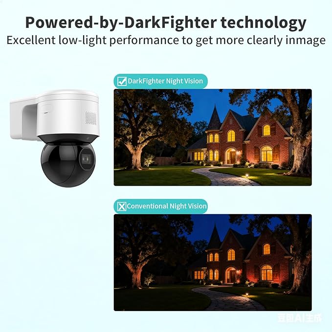 DS-2DE3A404IWG-E/W 4MP Hik PoE Dome Mini PTZ Camera with 4X Zoom IR, Pan and tilt Ability, Excellent Low-Light Performance, IR Night Vision 50m, Audible and Visual Alarm, Support Upgrade