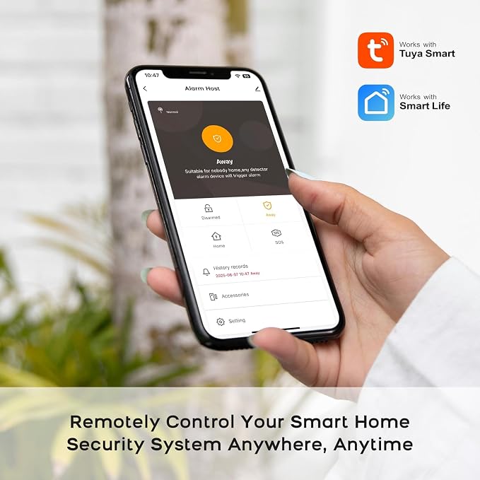 PGST Home Alarm System with 2K HD Camera for Apartment,Kids Safety,Office | WiFi+GSM/4G,8Contact Sensor+2 Motion Sensor,No Monthly Fees,No Pairing Required,Quick Installation with Instant App Alerts