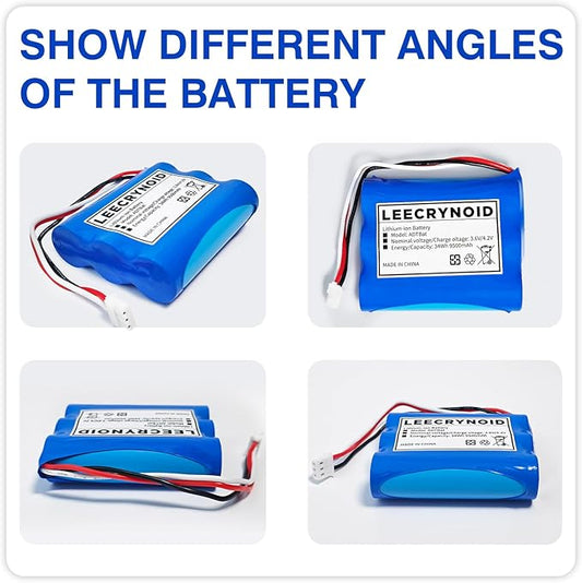 9500mAh 3.6V Replacement Battery 300-10186 for ADT Command Smart Security Panel ADT5AIO-1 ADT5AIO-2 ADT5AIO-3 ADT7AIO-1, Honeywell ADT 2X16 AIO Home Security System Keypad ADT2X16AIO-1 ADT2X16AIO-2