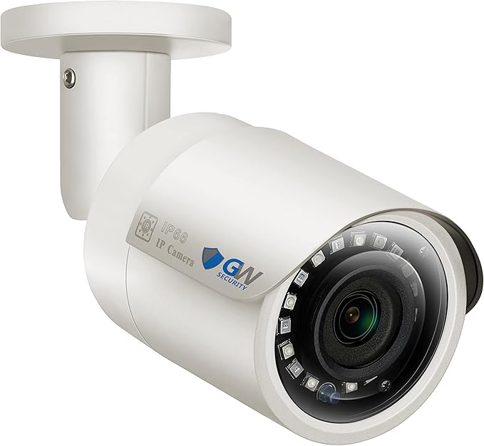 GW Security 16 Channel 12MP 4K NVR with 16 x 5MP AI PoE Microphone Weatherproof Security Camera System for Home and Business, Smart Human Detection, 24/7 Day & Night Recording with 4TB Hard Drive