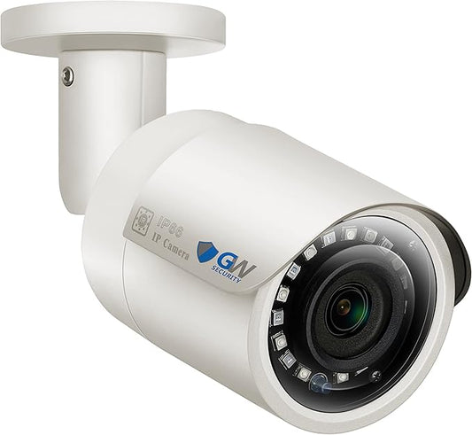 GW Security 32 Channel 4K NVR 5MP POE Audio & Video Security Camera System - 32 x 5MP 1920P Weatherproof Bullet Cameras,Built in Microphone, Quick QR Code Easy Setup, Pre-Installed 8TB Hard Drive