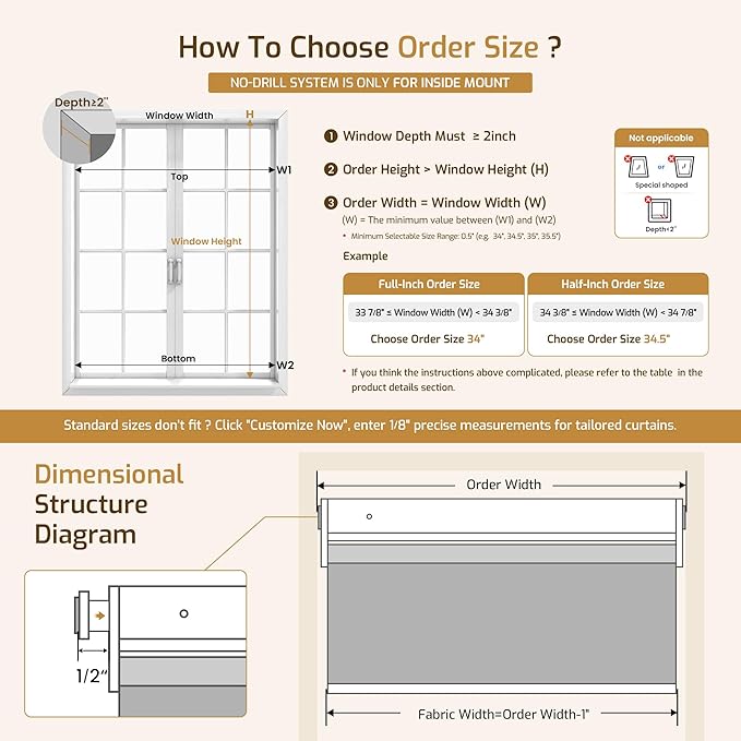 Grandekor No-Drill No Tools Motorized Blinds with Remote | 65x58 White Electric Blackout Smart Roller Shade/APP/Voice Control-for Home Office, Living Room