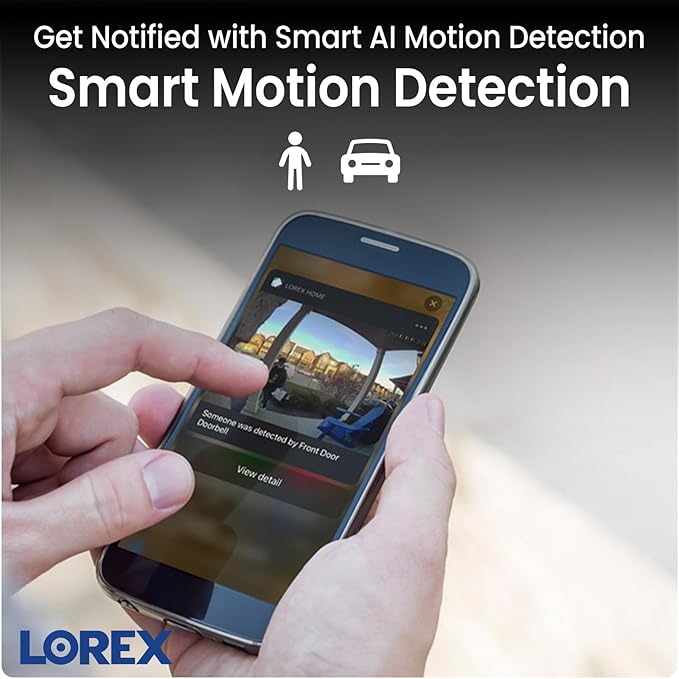 Lorex Outdoor 4K IP Add-On Metal Dome Security Camera | NVR Add-On | Smart Motion Detection | 2-Way Talk | Color Night Vision | IP67 Waterproof | Requires Recorder