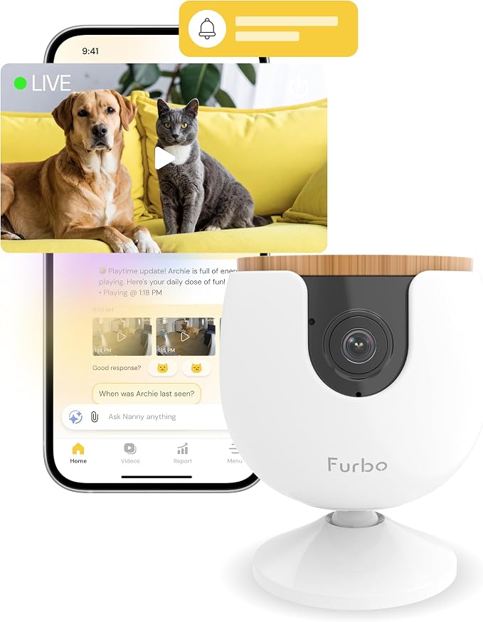 Furbo Mini Pet Camera [Paid Plan Required to Activate]