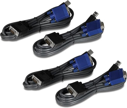 TRENDnet 4-Port USB KVM Switch, TK-407K, Black,NDAA & TAA Compliant