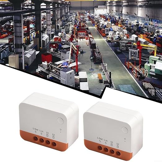 for SONOFF ZBMINI-L2 for ZIGBEE 3.0 Smart Switch Two-Way Relay Module No Neutral Wire Required Voice Control Timer Scene for DIY Home Automation 100-240V(2PCS)