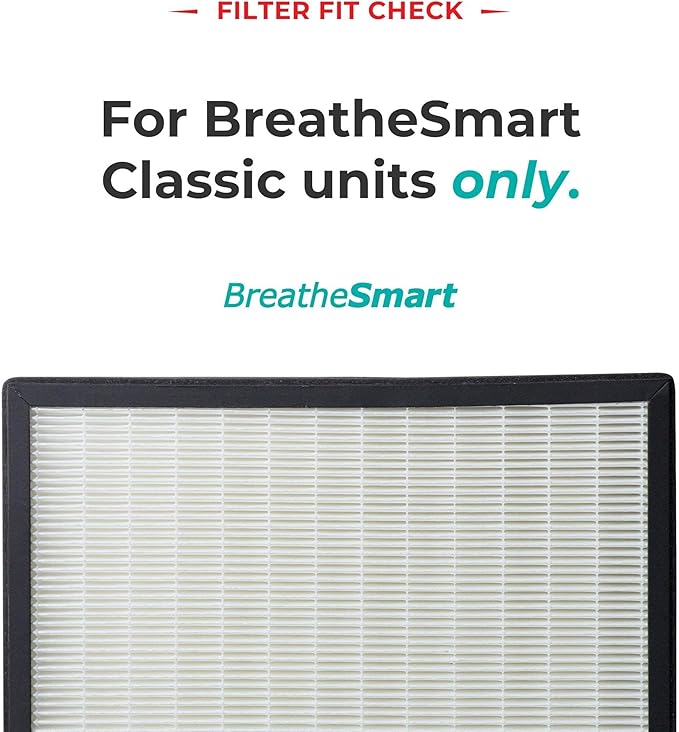Alen Air Filter BF35-Pure Replacement HEPA Filter for BreatheSmart Classic Air Purifier - Captures Allergens, Dust, & Mold (1 FIlter)