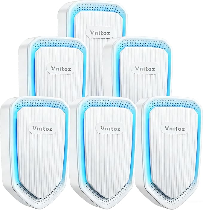Air Ionizers Plug In Negative Ion Air Purifiers Quiet Air Freshener for Home Bedroom Office Basement - Portable Mini Air Cleaner Odor, Smoke, Dust, Pet Smell (2, Black)