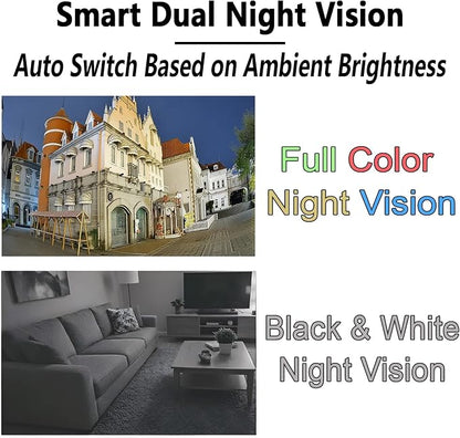 W-GN WiFi Indoor Security Camera with Adjustable Viewing Angles