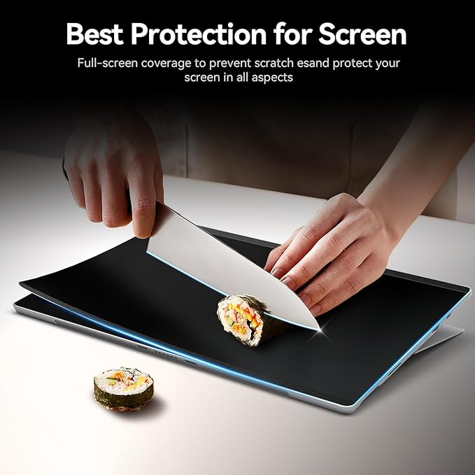 Magnetic Privacy Screen Compatible with 13.8 Inch Surface Laptop 7, Removable Anti-Glare Blue Light Laptop Shield Filter Black Film Security Private