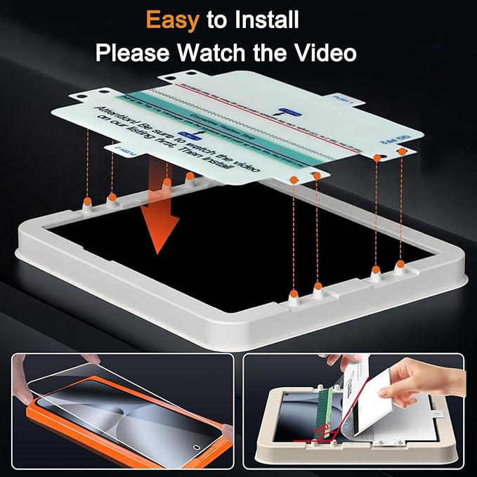 Milomdoi 9 in 1 Screen Protector for Google Pixel 10 Pro Fold, 3 Inside Flexible Film + 3 Front Tempered Glass + 3 Camera Lens Protector Accessories with Installation Frame, No bubbles