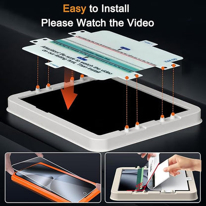 Milomdoi 9 in 1 Screen Protector for Google Pixel 10 Pro Fold, 3 Inside Flexible Film + 3 Front Tempered Glass + 3 Camera Lens Protector Accessories with Installation Frame, No bubbles