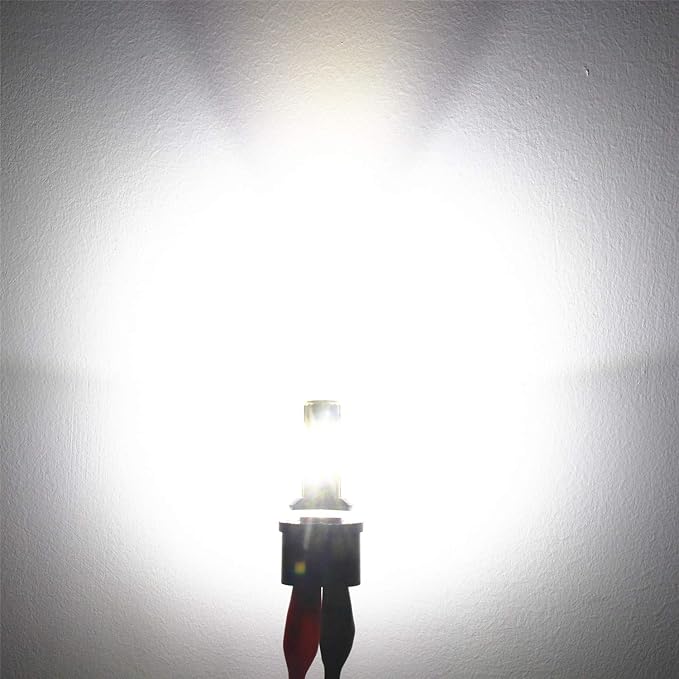 Alla Lighting 899 880 LED Fog Lights Bulbs 3000lm Extreme Super Bright 12V 892 886 PG13 Replacement