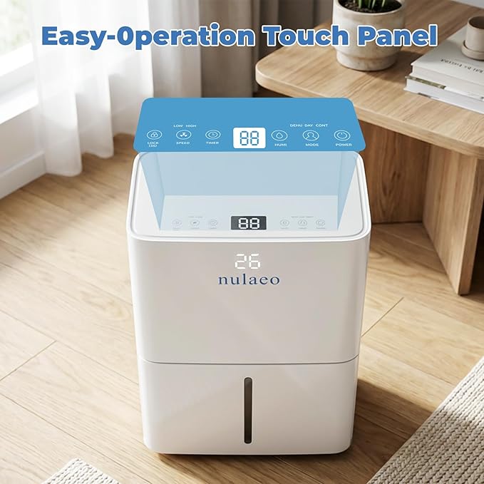 3600 Sq. Ft Dehumidifier for Basement - 36 Pints Dehumidifier Built-in Compressor, 3 Modes Smart Humidity Control, Auto Defrost and 24H Timer & 67 OZ Water Tank, Portable for Bedroom & RV
