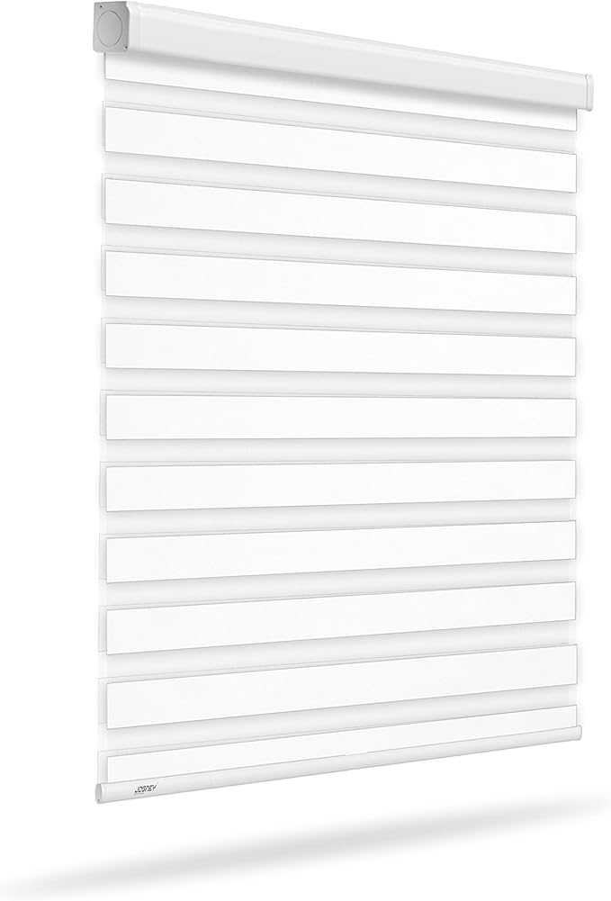 Light Filtering Motorized Zebra/Roller Shades – LightFiltering-Siena BL2 Series Smart Remote Control Window Blinds