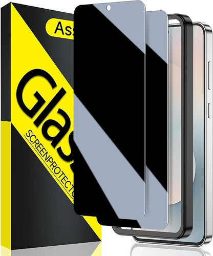Asstar [2 Pack] Privacy Screen Protector for Samsung Galaxy S25 FE,9H Tempered Glass Privacy Samsung Galaxy S25 FE Screen Protector,Anti-Scratch Case Friendly Bubble Free Easy Install Accessories