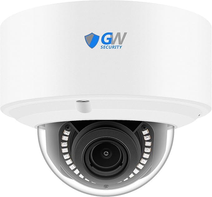 GW Security 16 Channel 12MP NVR 4K Outdoor Indoor Security Camera System - 16 x Dome 8MP Waterproof 2.7-13.5mm Varifocal Zoom AI Face Recognition Human & Vehicle Detection PoE Cameras, 4TB Hard Drive