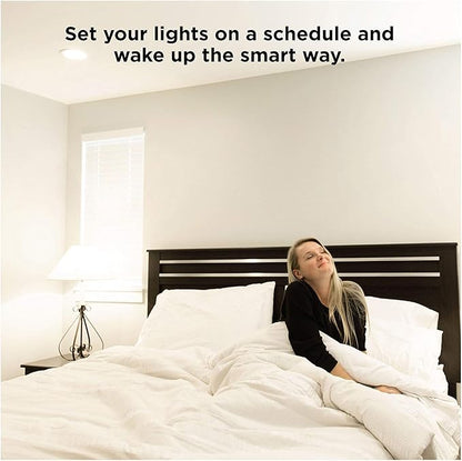 Sengled Smart LED Soft White BR30 Bulb, 2700K 65W Equivalent, Compatible with Alexa, Google Assistant & SmartThings (3 Pack Kit, 3 Light Bulbs & Hub)