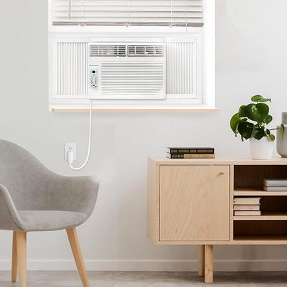 Keystone 12,000 BTU Window Air Conditioner with 11,000 BTU Supplemental Heating and Dehumidification, 230V, Window AC Unit for Living Room, Apartment, Medium Sized Rooms up to 550 Sq.Ft.