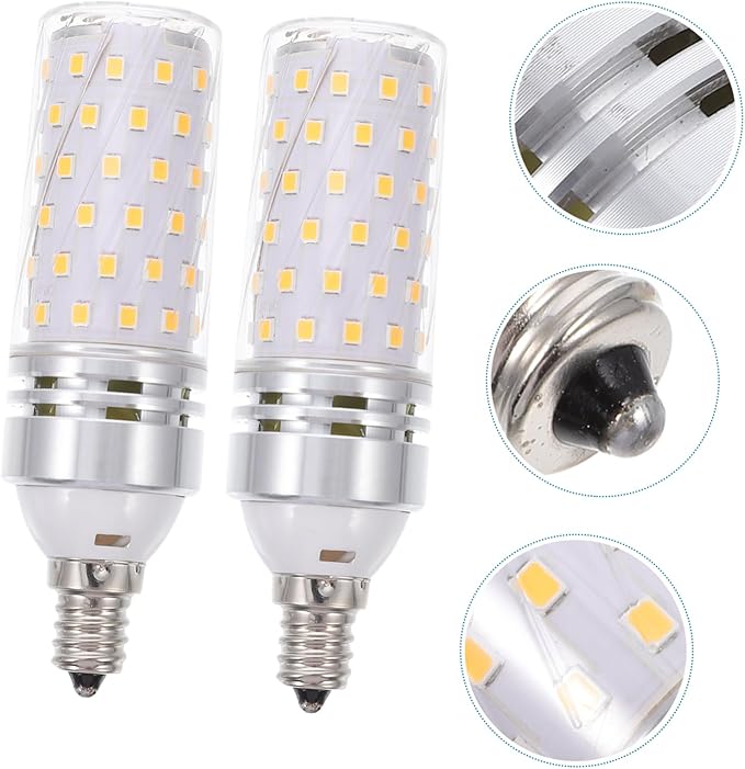 LIFKOME E12 Smart LED Light Bulbs Dimmable Color Saving 2-Pack for Bedroom and Living Room Lighting