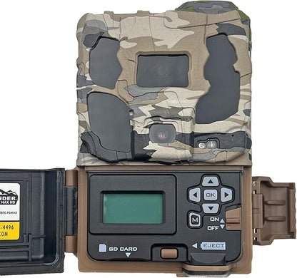 Browning Defender Pro Scout Max HD 24MP Dual SIM Cellular Trail Camera - Ultra High Gain Antenna, Smart Infrared Video, 100' Detection Range & Smartphone App Compatibility (OVIX Camo)