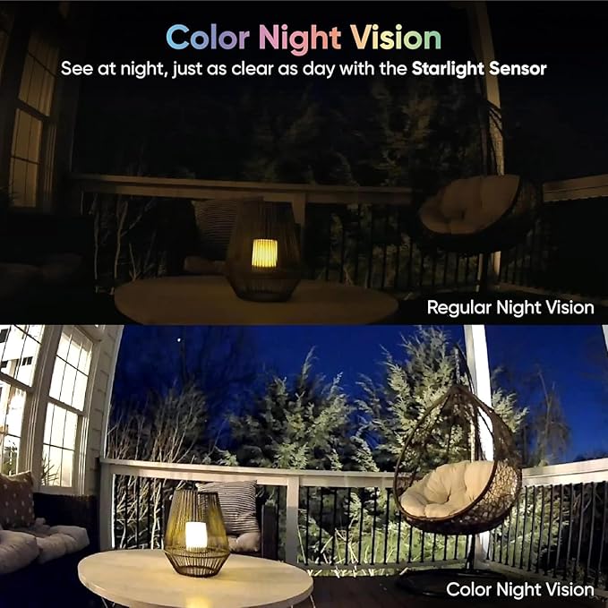 Cam V3 Smart Home Security Camera, Indoor/Outdoor Use, IP65-Rated 1080p Plug-in, Color Night Vision, Motion Detection, Two Way Audio, Works with Alexa, Google Assistant, Cam V3+32GB Micro SD Card