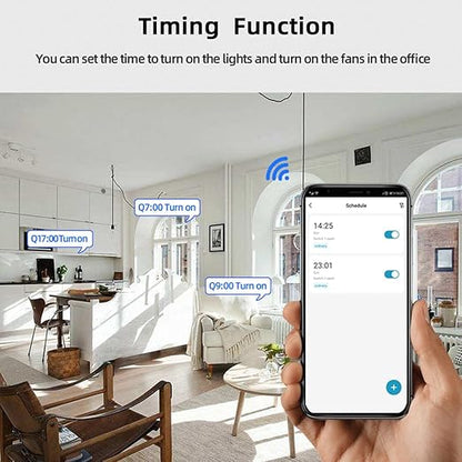 WiFi Electric Linear Actuator Controller, 2 Channel DC12V 24V, Tuya Smart WiFi Relay Switch,Dry Contact Passive Output Switch Compatible with Alexa and Google Home