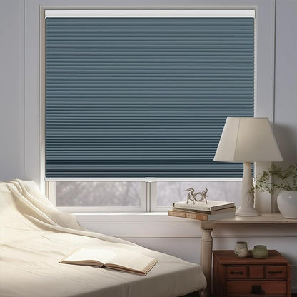 Changshade Cellular Shades Cordless Blinds Custom Size, Honeycomb Indoor Window Blind 1.5 inch Cell Pleated for Home, Office, Bedroom, Nursey, Fabric Sample