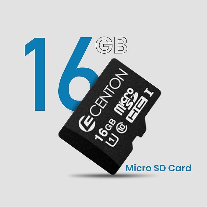 Centon Electronics Micro SD Card, UHS-I / A1 / V10 / U1 / Class 10 Flash Memory Card for Phones, Tablets, Cameras, and More, 16GB, 3 Pack Bulk