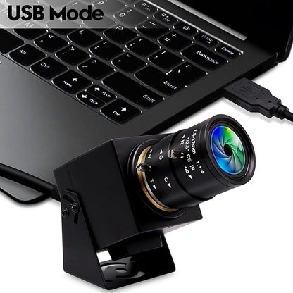 1080P HDMI Camera 4K USB Webcam for Live Streaming 30FPS 4X Optical Zoom Lens USB HDMI Simultaneous Output Video Camera Close-up PC Camers Plug and Play for Linux Raspberry Pi Jetson Nano